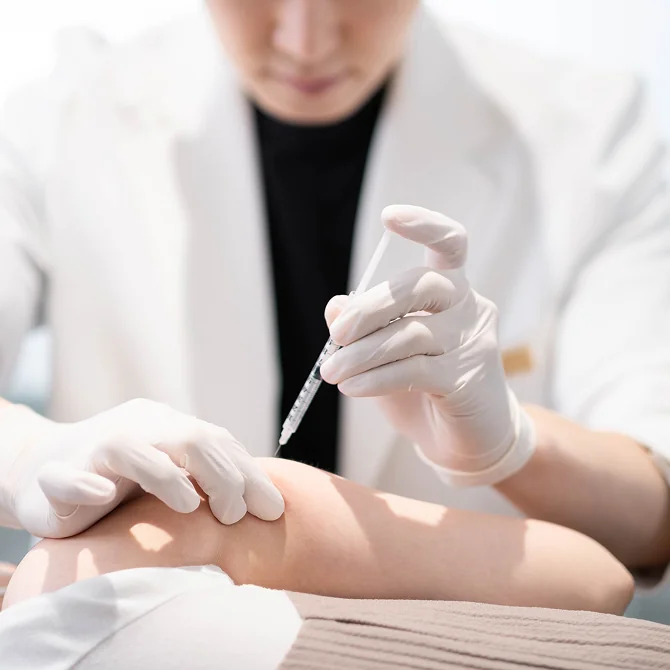 정확한 주입 위치 표시