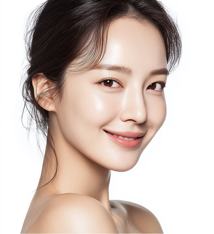 깨끗한 피부 비주얼 모델