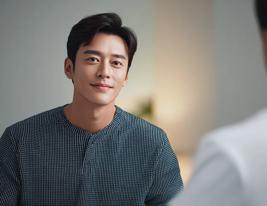 남성 전용 설계 비주얼 이미지